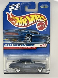 Hot Wheels DOUBLE ERROR 1999 FIRST EDITIONS 1970 CHEVELLE SS ALL SMALL WHEELS - Picture 1 of 12
