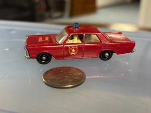 Matchbox Lesney #59-C Ford Galaxie auto capo dei pompieri - Foto 1 di 9