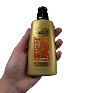 Suave Keratin Infusion Heat Defense Leave In Hair Conditioner 5.1 oz New - Picture 1 of 3