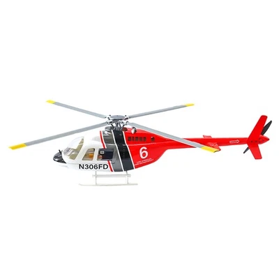 Flywing V3 470 RTF Bell 206 4 Blades ACE flight Control RC Model Helicopter - Image 1 of 4