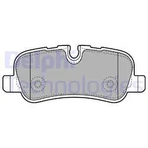 REAR BRAKE PAD SET DISC BRAKE FITS: LAND ROVER LR4 IV 2.7 TD 4X4/3.0 TD 4X4/5 - Image 1 of 3