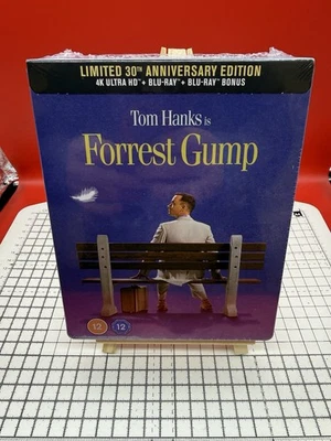 Brand New Factory Sealed, Forrest Gump (12) 1994 4K UHD+2 BR - Limited ED. Steel - Image 1 of 3