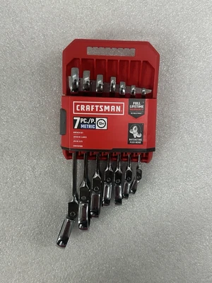 Llaves métricas de cabeza flexible de trinquete Craftsman CMMT87009 7 piezas Foto 1 de 2