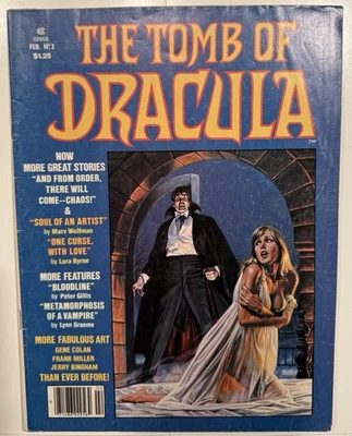 Tomb of Dracula # 3 1980 Magazine - Good Girl cover, Miller Art Low Grade - Image 1 of 2
