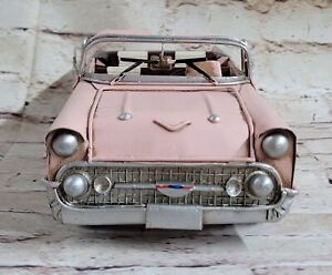 1957 57 Chevy Nomad Car Convertible Automobile Belair 1:10 Carousel Pink Sale