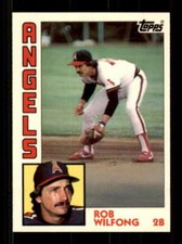 1984 Topps Tiffany #79 Rob Wilfong NM/NM+ Angels 233953