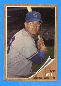 Bob Will 1962 Topps #47 excelente Cubs - Imagen 1 de 1