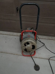 RIDGID K-375 DRAIN CLEANING MACHINE 115V 6.7A 200RPM W/ FOOT SWITCH - Picture 1 of 4