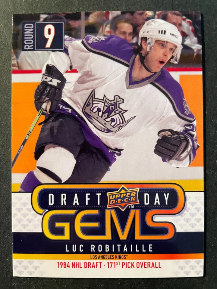 Luc ROBITAILLE 2009-10 Upper Deck Series 1 Draft Day Gems #GEM5 - Image 1 of 2