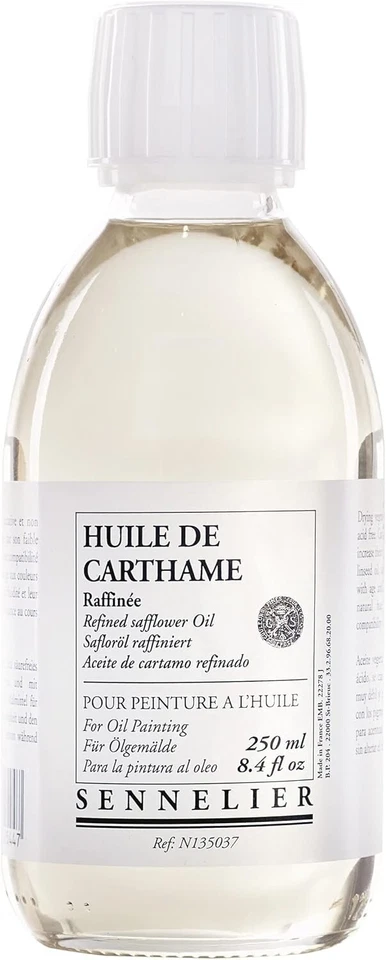 Sennelier Refined Safflower Oil (Huile de Carthame) for Oil Painting 250ml - Image 1 of 1