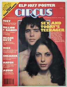 Circus Magazine May 1977, Teenage Sex, Iggy Pop, Alice Cooper, KISS, Beach Boys - Picture 1 of 19