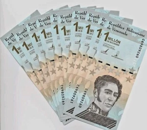 Venezuela 1 Million Bolívares Soberanos – 2020 CIRCULATED x1 – COA Included - Picture 1 of 1