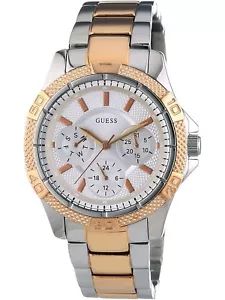GUESS STEEL W0235L4,Ladies Dress Multi-function,BRAND NEW WITH TAG AND GUESS BOX - Picture 1 of 3