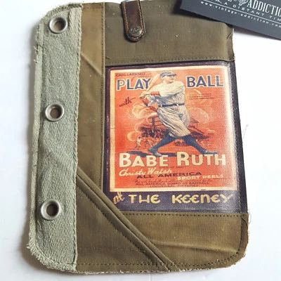 Babe Ruth Play Ball PAD Tablet Sleeve Bag Recycled Canvas Vintage Addiction Case - Image 1 of 4