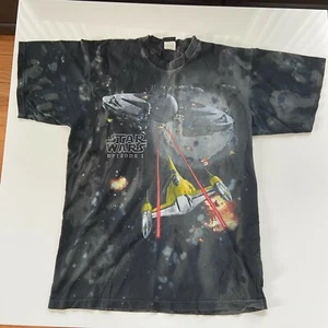 Camisa De Colección Star Wars Episodio 1 La Amenaza Fantasma Película Logo Para Hombres XL/XXL - Imagen 1 de 8