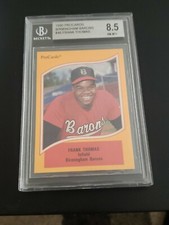 FRANK THOMAS (HOF) BIRMINGHAM BARONS 1990 PROCARDS #46 BGS NM-MT+ 8.5