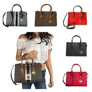 MICHAEL KORS SHEILA MEDIUM CENTER ZIP SATCHEL SHOULDER CROSSBODY BAG - Picture 1 of 216