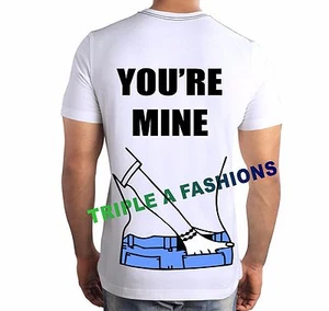 YOU' RE MINE PAAR LIEBE PASSENDES T-SHIRT Tasche Hand GESCHENK Valentinstag - Bild 1 von 1