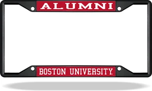 Marco de matrícula negro ALUMNI de la Universidad de Boston - Imagen 1 de 1
