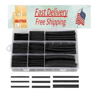 Waterproof Dual Wall Adhesive Heat Shrink Wire Heat shrink Tubing Kit 3:1 300pcs - Picture 1 of 6