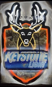 Keystone Light Deer Realtree Camo LED Sign - Picture 1 of 4