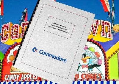 COMMODORE C16 C-16 Computer Owners Service Manual w/ Schematics - Image 1 of 2