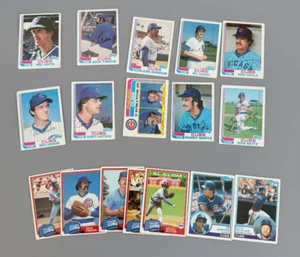 Lot of 1980's Topps Chicago Cubs baseball cards - Picture 1 of 4