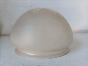 SATINIERTES UND GESCHLIFFENES GLAS - ERSATZ LAMPE/DECKENLEUCHTE - FRÜHE 900er Jahre - Bild 1 von 9