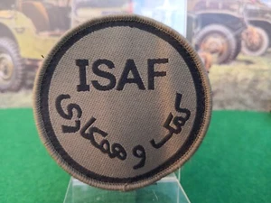 Patch ISAF kaki - Diamètre : 72 mm 📌4a. - Picture 1 of 2