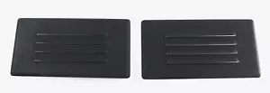 Set di 2: Elco ELST21 griglia nera opaca passo luce piastra frontale con louvered - Foto 1 di 6