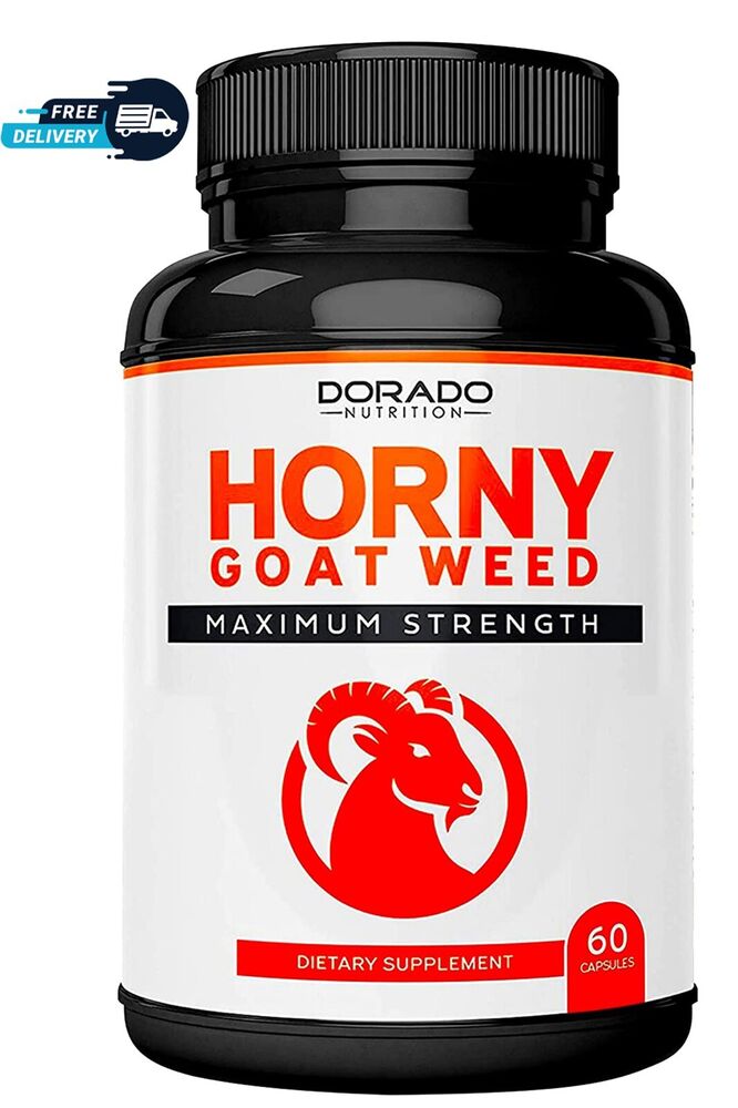 Horny Goat Weed For Men and Women - [1590 Maximum Strength] - Stamina, Endurance