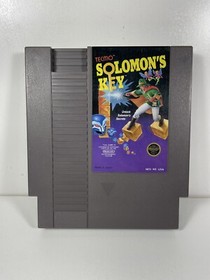 Solomon's Key -- NES Nintendo Authentic 5 Screw Game TESTED GUARANTEED