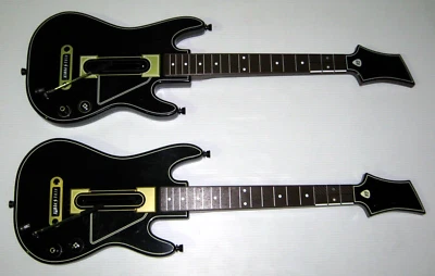 2 x Guitar Hero Guitars - Hero Power - PS3/PS4 + Xbox 360/One - PAL - VGC - Image 1 of 2