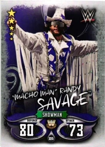 "Macho Man" Randy Savage Showman 2018 Topps Slam Attax Wrestling Trading Card - Picture 1 of 4
