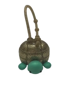 Bath & Body Works B&BW Sparkly Glitter Gold & Green Turtle Pocketbac Holder - Picture 1 of 5