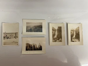 CA Photo Minis 1940s 2.5" x 3.5" Small Collectible Photos Lot of 5(Yosemite?) - Picture 1 of 5
