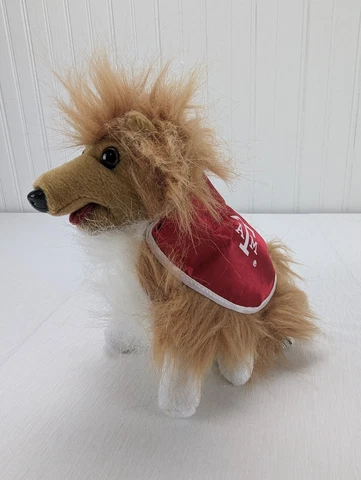 Texas A&M Collie Dog Plush 7" Aggies Reveille Mascot Toy Factory Stuffed Animal Cover