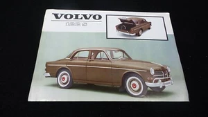 Vintage 1962 VOLVO 122S Single Sheet Sales Brochure - Foto 1 di 2