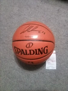 Chicago Bulls Signed Lauri Markkanen Spalding Game Ball Series &NBA Basketball - Picture 1 of 15