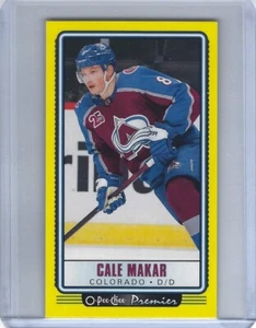 2021-22 O-Pee-Chee OPC Premier Tallboys Yellow #P-27 Cale Makar - Bild 1 von 2