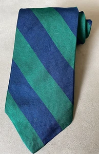 Corbata de seda British Regimentals Guardsman rayas de GAP para hombre TRAD hiedra usada en excelente estado - Imagen 1 de 2