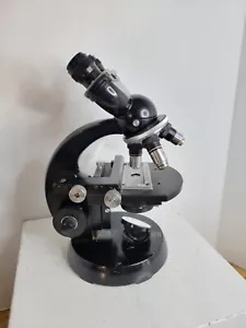 Carl Zeiss Winkel microscopio standard vintage nero made in Germany anni 60 - Foto 1 di 17