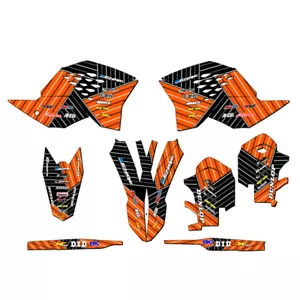 2007-2010 SXF RACE SERIES Orange Senge Graphics Kit Compatible with KTM - Picture 1 of 4