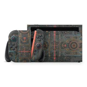 Skin vinyle Tech Circuit pour Nintendo Switch 2 - Console, Joy-Cons et Dock Wrap - Photo 1/4