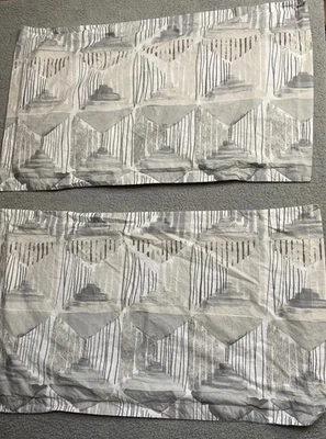 Juego de 2 fundas de almohada King de algodón orgánico gris topo The Company Store Foto 1 de 4