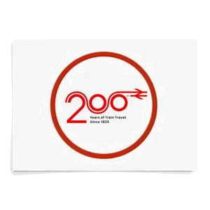 British Rail 200 Jahre Aufnäher Patch Eisenbahnen 1825 Celebration Patch - Bild 1 von 1