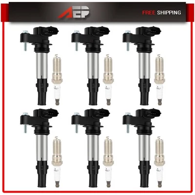 Bobinas de encendido y bujías para 2009 2008 2007 2006 Saab 9-3 V6 2,8 L UF375 Foto 1 de 4