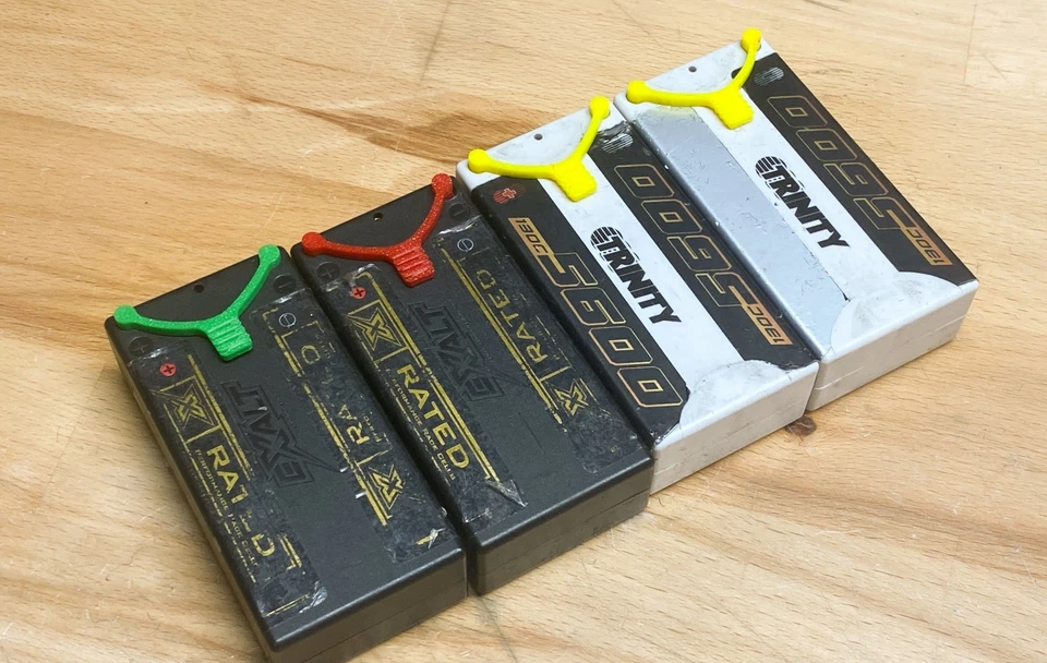 Tapas indicadoras de carga de batería RC - Se adapta a estuche rígido bala de 5 mm, 9 piezas multicolor Foto 1 de 4