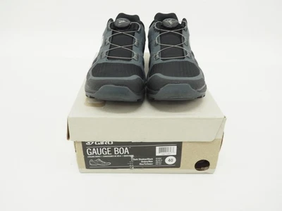 New! Giro Gauge BOA Mountain Bike Cycling Shoes Men's Size 40 EU US 7.5 Blk/Gry - Image 1 of 4