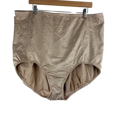 Catherines Intimates Shapewear High Waisted Briefs Women’s 10X/40”/3X Jacquard - Image 1 of 4